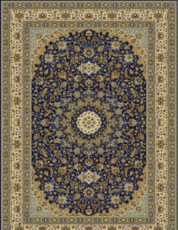 Oriental Weavers, Kusový koberec Kendra 711 / DZ2B, 67x120, modrá, obývacia izba