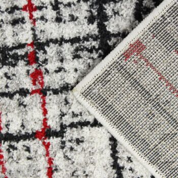 Oriental Weavers, Kusový koberec Lotto 406 FM6 W, 67x120, červená, obývacia izba