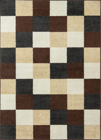 Oriental Weavers, Kusový koberec Lotto 923 FM7 X, 200x285, hnedá, chodba / predsieň