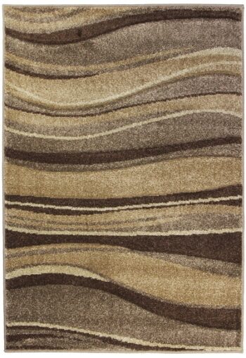 Oriental Weavers, Kusový koberec Portland 1598 AY3 D, 133x190, hnedá, chodba / predsieň