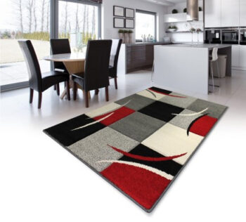 Oriental Weavers, Kusový koberec Portland 3064 PH2 V, 120x170, červená, chodba / predsieň