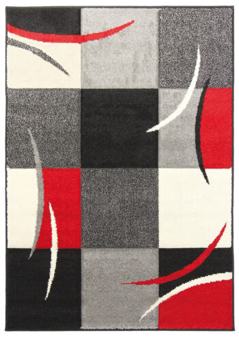 Oriental Weavers, Kusový koberec Portland 3064 PH2 V, 120x170, červená, chodba / predsieň
