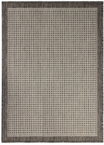 Oriental Weavers, Kusový koberec Sisalo / DAWN 2822 / W71I – na von aj na doma, 160x230, šedá, chodba / predsieň