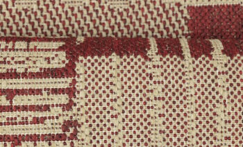 Oriental Weavers, Kusový koberec Sisalo / DAWN 706 / 044P – na von aj na doma, 133x190, červená, chodba / predsieň