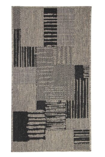 Oriental Weavers, Kusový koberec Sisalo / DAWN 706 / J48H – na von aj na doma, 133x190, šedá, chodba / predsieň