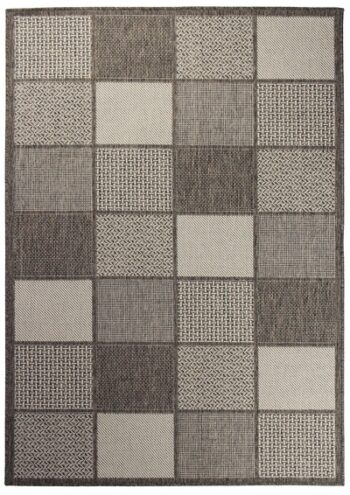 Oriental Weavers, Kusový koberec Sisalo / DAWN 85 / W71E – na von aj na doma, 200x285, hnedá, chodba / predsieň