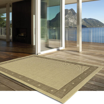 Oriental Weavers, Kusový koberec Sisalo / DAWN 879 / J84D (634D), 133x190, béžová, chodba / predsieň