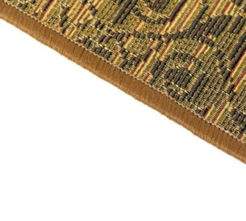 Oriental Weavers, Kusový koberec Zoya 128 N – na von aj na doma, 80x165, žltá, chodba / predsieň