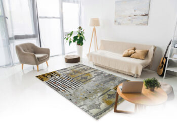 Oriental Weavers, Kusový koberec Zoya 153 X – na von aj na doma, 80x165, žltá, chodba / predsieň