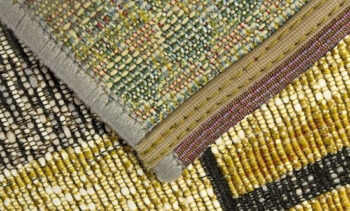 Oriental Weavers, Kusový koberec Zoya 820 E – na von aj na doma, 80x165, žltá, chodba / predsieň