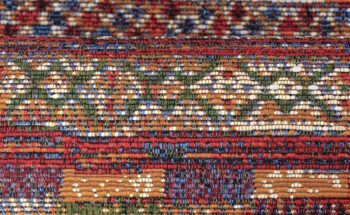 Oriental Weavers, Kusový koberec Zoya 821 R – na von aj na doma, 120x180, červená, chodba / predsieň