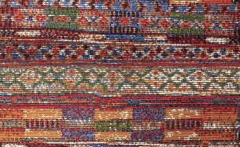 Oriental Weavers, Kusový koberec Zoya 821 R – na von aj na doma, 80x165, červená, chodba / predsieň