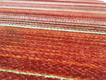 Oriental Weavers, Protišmykový ručne tkaný behúň Laos 138 / 999X, 75x160, oranžová, chodba / predsieň