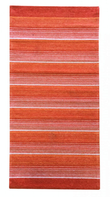 Oriental Weavers, Protišmykový ručne tkaný behúň Laos 138 / 999X, 75x160, oranžová, chodba / predsieň
