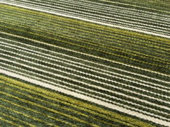 Oriental Weavers, Protišmykový ručne tkaný behúň Laos 140 / 999X, 55x85, zelená, chodba / predsieň