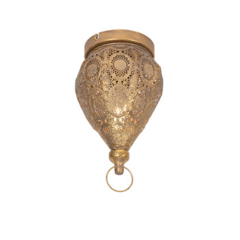 Orientálne stropné svietidlo zlaté 19 cm - Mowgli