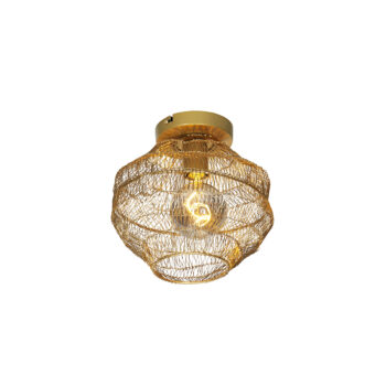 Orientálne stropné svietidlo zlaté 25 cm - Vadi