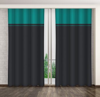 Originálny dvojfarebný záves s riasiacou páskou Dĺžka: 250 cm