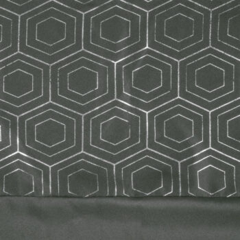 Originálny tmavo sivý záves so zavesením na kruhy 140x250 cm Šírka: 140 cm | Dĺžka: 250 cm