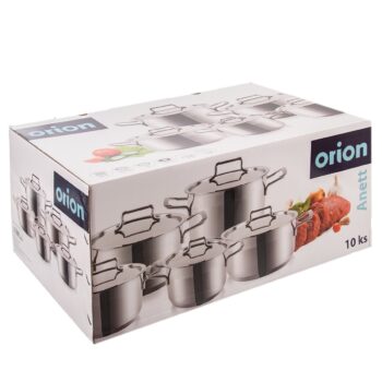 Orion 10-dielna sada nerezového riadu Anett