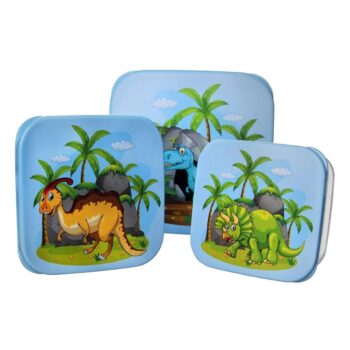 Orion 4-dielna sada desiatových boxov Dinosaurus