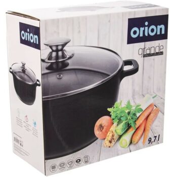 Orion Hrniec GRANDE pr. 32 cm skleněná pokrievka, 9,7 l