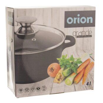 Orion Hrniec so sklenenou pokrievkou Grande, 4 l