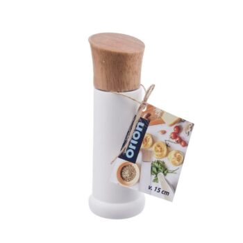 Orion Mechanický mlynček na korenie a soľ Whiteline, 15 cm
