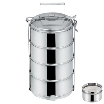 Orion Obedár 4x 1,3 l, nerez, 4 poschodia