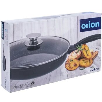Orion Panvica GRANDE so sklenenou pokrievkou, 28 cm