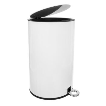 Orion Pedálový odpadkový kôš WHITE, 3 l