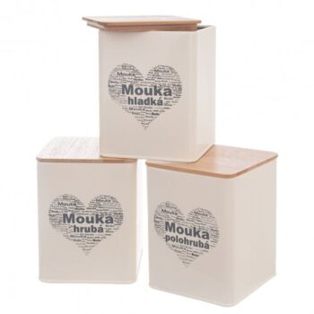 Orion Plechová dóza Srdce Hrubá múka