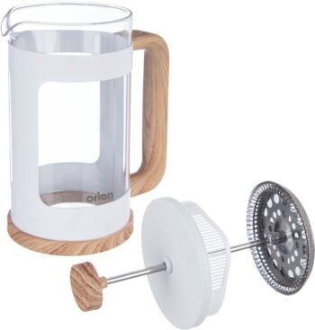 Orion Sklenená kanvica/french press Whiteline 0,65 l, 0,65 l