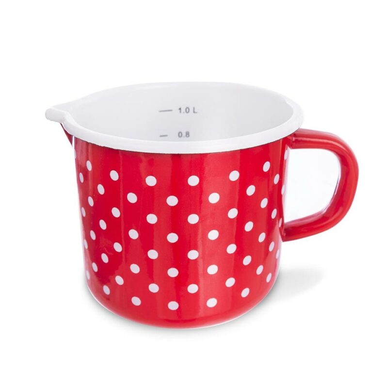 Orion Smaltovaný hrnček so zobáčikom Tečka, 12 cm Orion Smaltovaný hrnček so zobáčikom Tečka, 12 cm