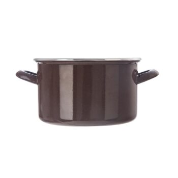 Orion Smaltovaný hrniec s lemom Brown, 3 l, 3 l