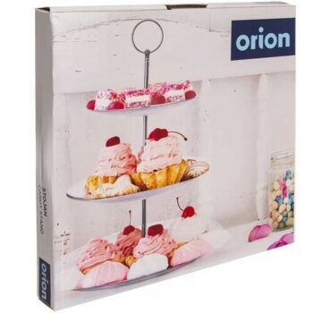 Orion Stojan sklo/kov 3 poschodia Ema