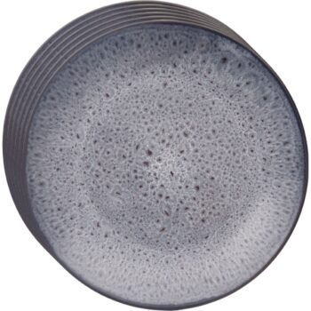 Orion Súprava keramických dezertných tanierov Glaze fialová 20,5 cm, 6 ks