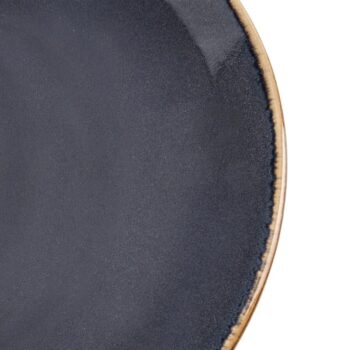 Orion Súprava keramických dezertných tanierov Glaze sivá 20,5 cm, 6 ks