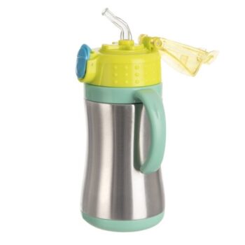 Orion Termoska so slamkou 330 ml, zelená