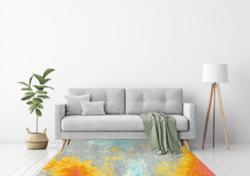 Osta, Kusový koberec Bloom 46640 / AK991, 80x140, viacfarebná, obývacia izba