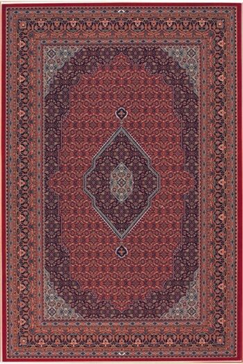Osta, Kusový koberec Diamond 72220 300, 85x160, červená, chodba / predsieň