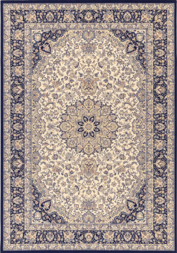 Osta, Kusový koberec Diamond 7252 100, 160x230, modrá, chodba / predsieň