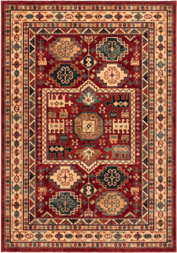 Osta, Kusový koberec Kashqai (Royal Herritage) 4306 300, 120x170, červená, chodba / predsieň