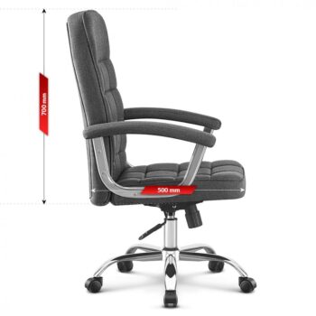 Otočná kancelárska stolička HC-1020 Grey