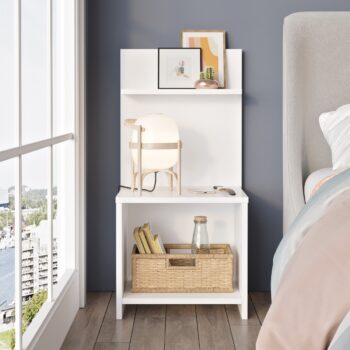 Nočný stolík PLUS 1 - Elegancia v bielom pre vašu spálňuZdokonalte svoj spálňový priestor s nočným stolíkom PLUS 1. Výrazná biela farba a minimalistický dizajn z neho robia ideálny kúsok nábytku pre modernú spálňu, ktorá sa nebojí zdôrazniť svoju eleganciu.Typ tovaru: Nočný stolíkMiesto použitia: SpálňaMateriál: Kvalitné LTD v dokonalej bielej farbeRozmer: 44,5 x 41,8 x 90 cmVybavenie:Odkladacia polica pre vaše obľúbené knihy, budík alebo iné potrebné predmetyKombinácia funkcionality a elegantného dizajnu - to je nočný stolík PLUS 1. Doprajte svojej spálni ten správny vzhľad a štýl.Dodávame v demonte.