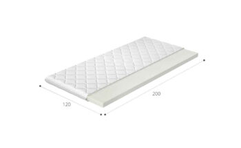 NABBI P30 120 obojstranný penový matrac (topper) PUR pena / látka – Obrázok 3