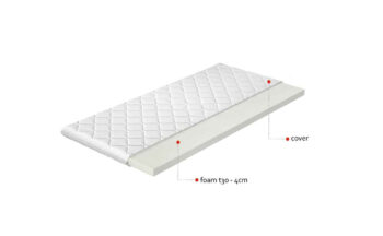 NABBI P30 80 obojstranný penový matrac (topper) PUR pena / látka – Obrázok 2