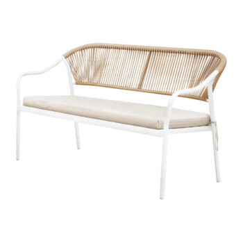 Predstavujeme vám záhradný nábytok z umelého ratanu Palny v elegantnej kombinácii bielej a béžovej farby. Tento moderný set je ideálnym riešením pre vašu záhradu, terasu alebo balkón, kde poskytne pohodlné sedenie až pre štyri osoby. Vďaka svojmu hranatému tvaru a svetlým farbám…