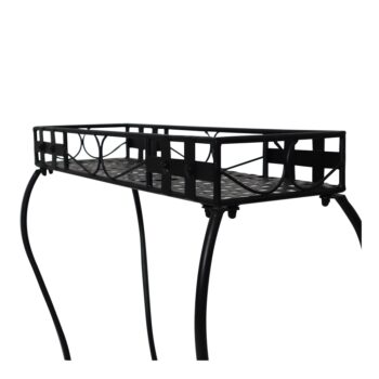 Predstavujeme vám kovový stojan na kvety Pedri v elegantnej čiernej farbe, ktorý je ideálnym doplnkom pre váš interiér. Tento moderný stojan je navrhnutý tak, aby zvýraznil krásu vašich rastlín a dodal priestoru štýlový vzhľad.