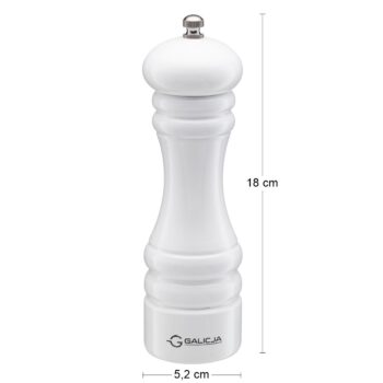 Dodajte pripravovanému jedlu tú správnu, vyváženú chuť, s čerstvo namletou soľou či korením pomocou mlynčeka na soľ a korenie PEDRO 18 cm. Vďaka svojmu krásnemu dizajnu a univerzálnemu bielemu prevedeniu sa stane nie len skvelým praktickým pomocníkom v kuchyni, ale tiež jej dokonalým doplnkom.…